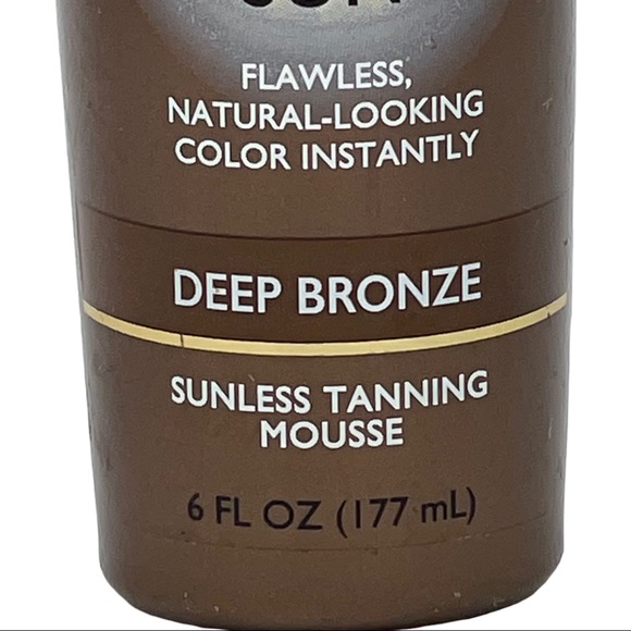 2 Pack Jergens Natural Glow Deep Bronze Instant Sun Sunless Tanning Mousse 6 oz - Picture 3 of 6